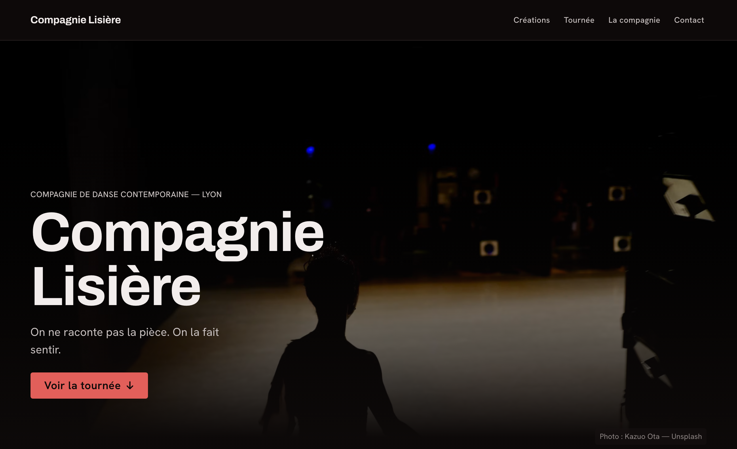 Dance company site