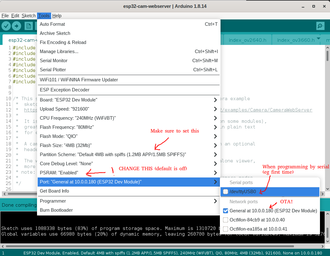 IDE board config