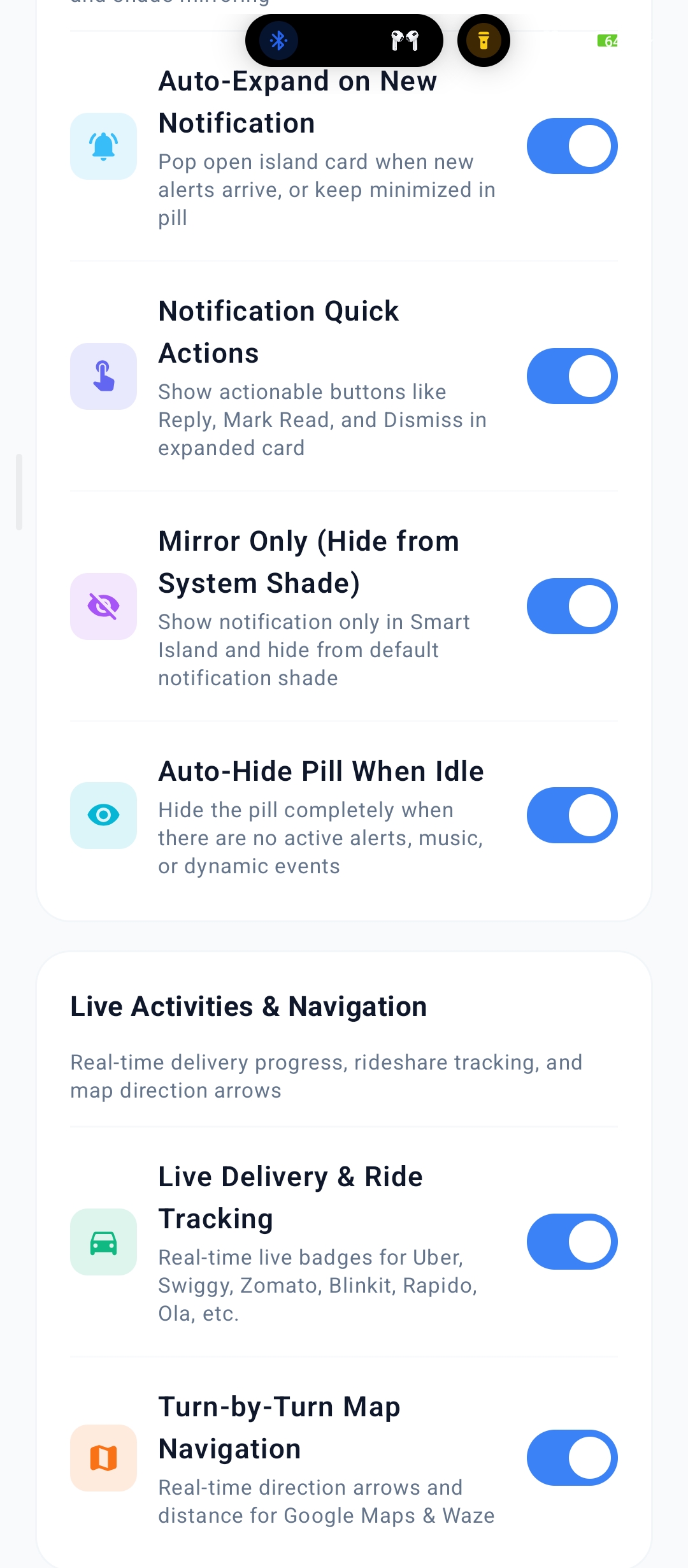 Live Activities & Navigation