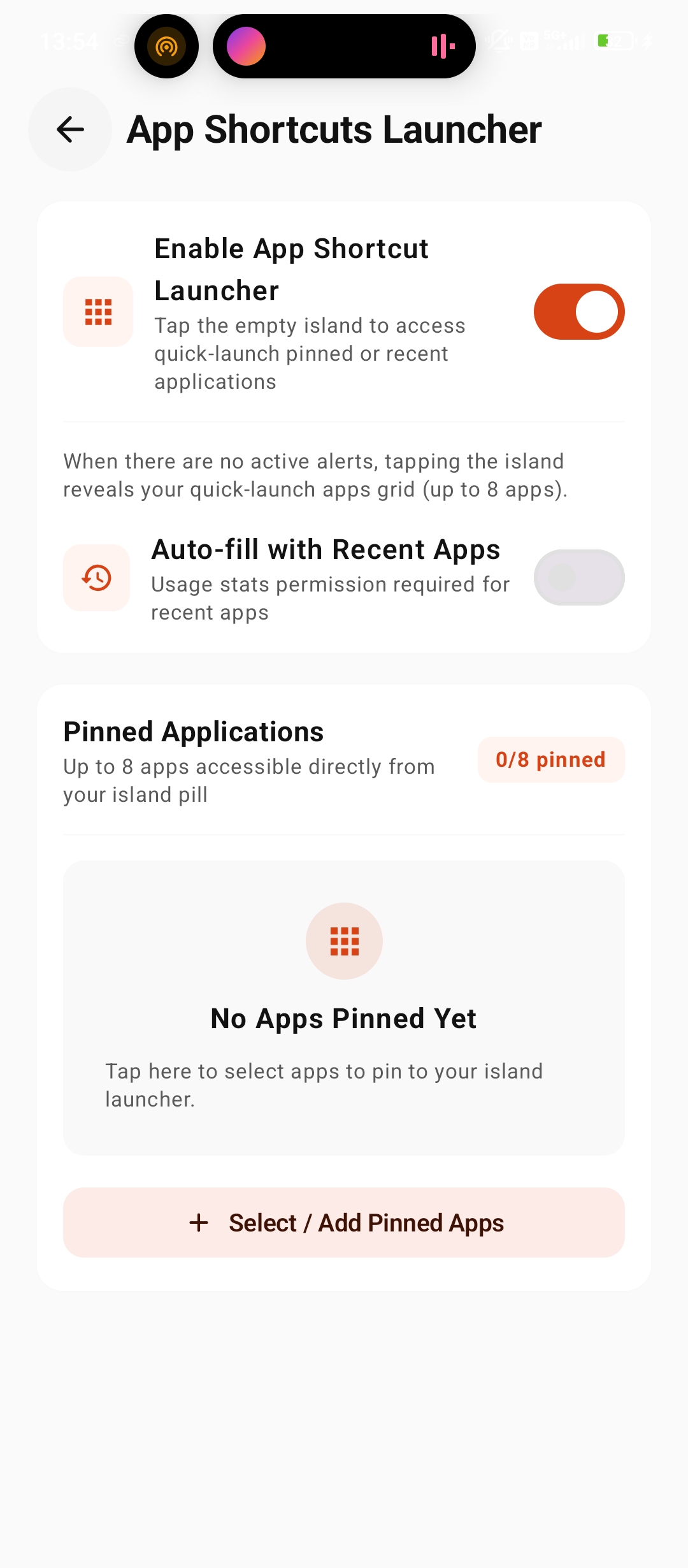 App Shortcuts Launcher