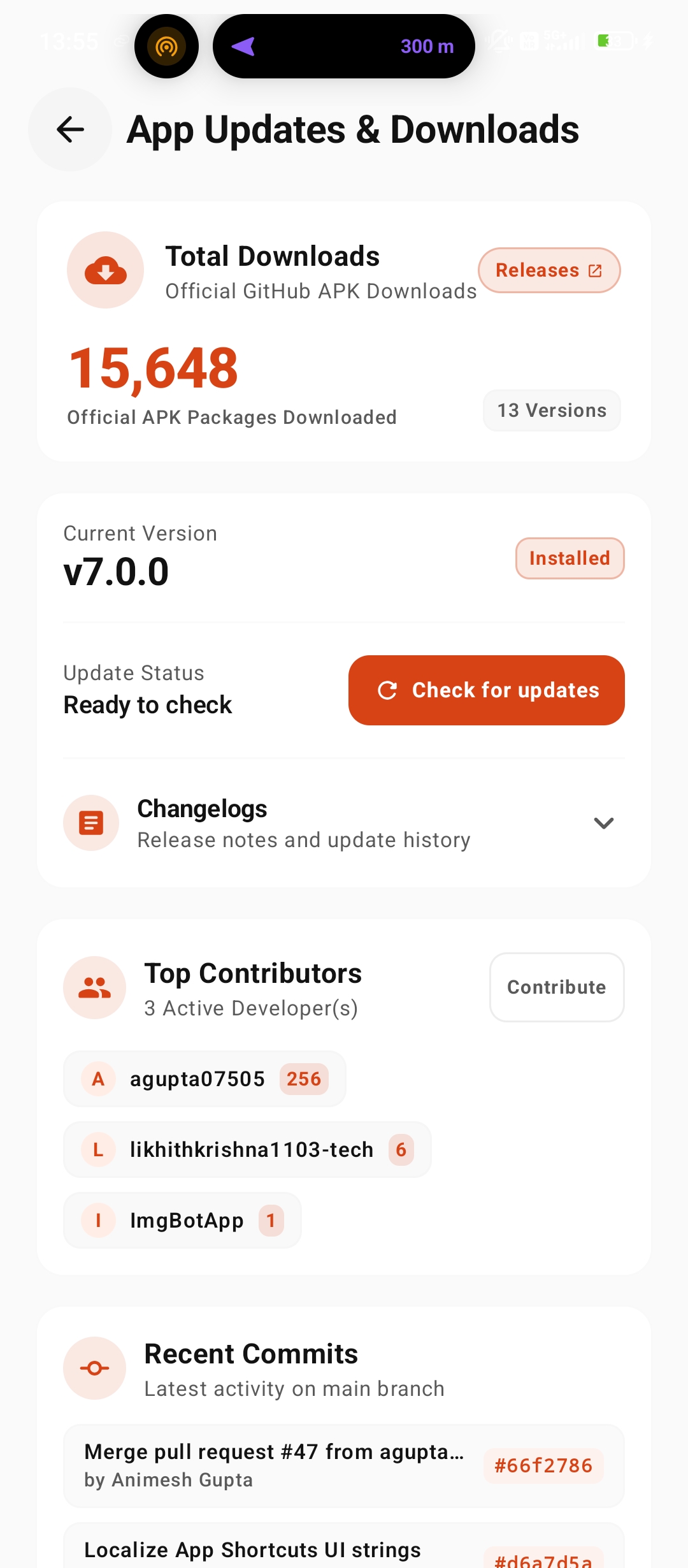 App Updates & Downloads Hub