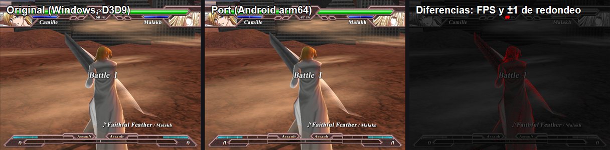 Original, port en Android y diferencias