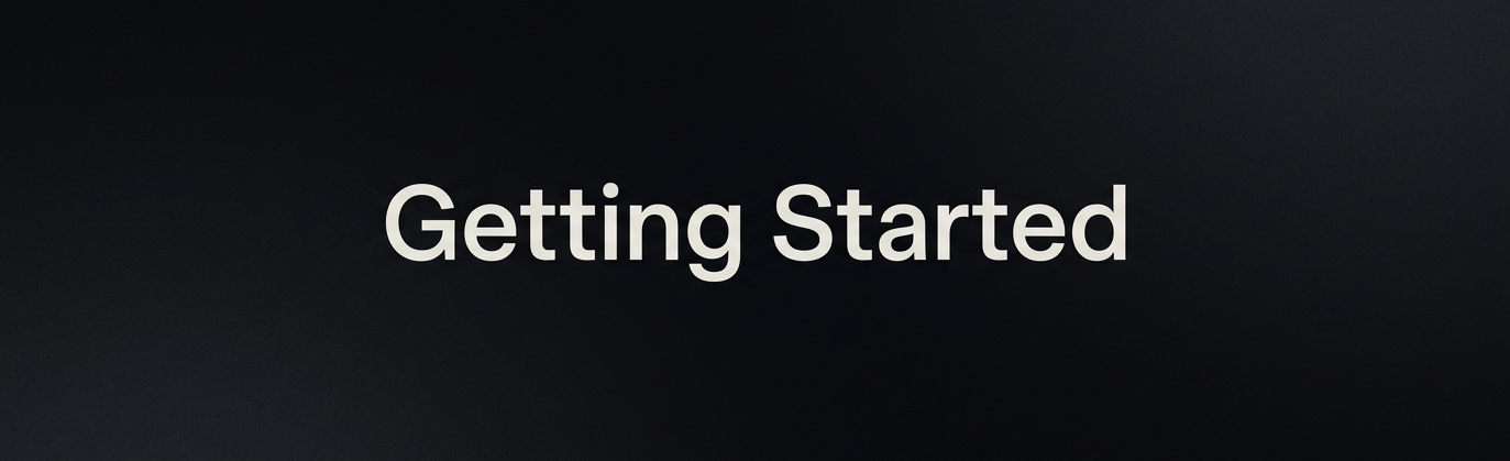 Getting Started