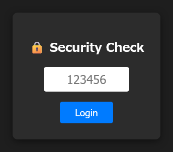 Login Screen
