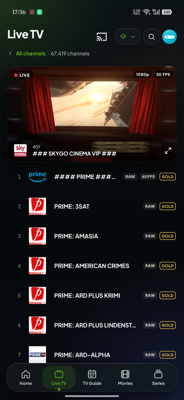 Live TV