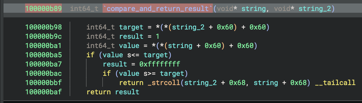 After variables renaming