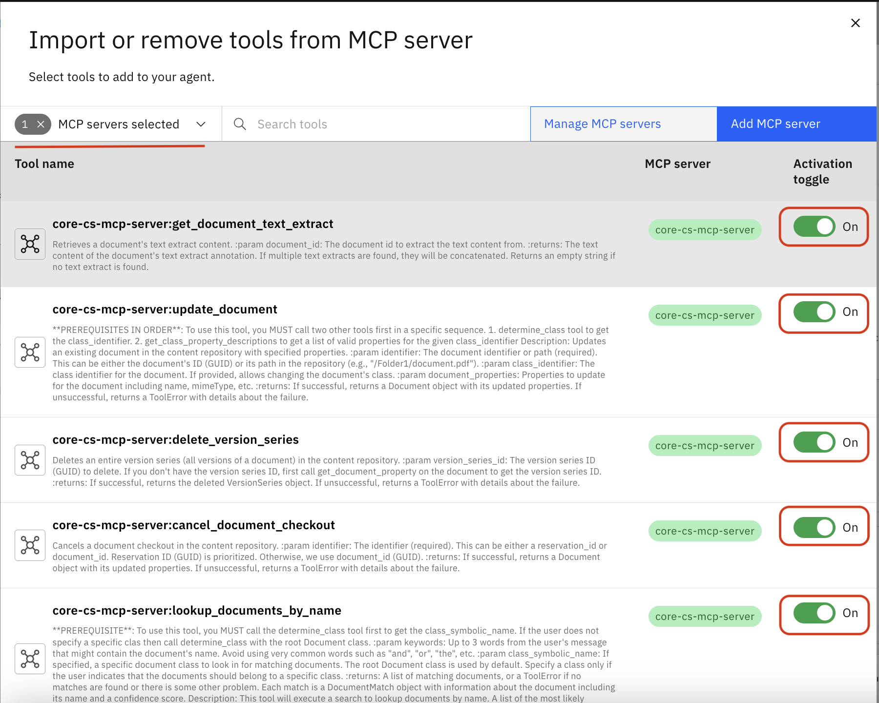Enable Tools