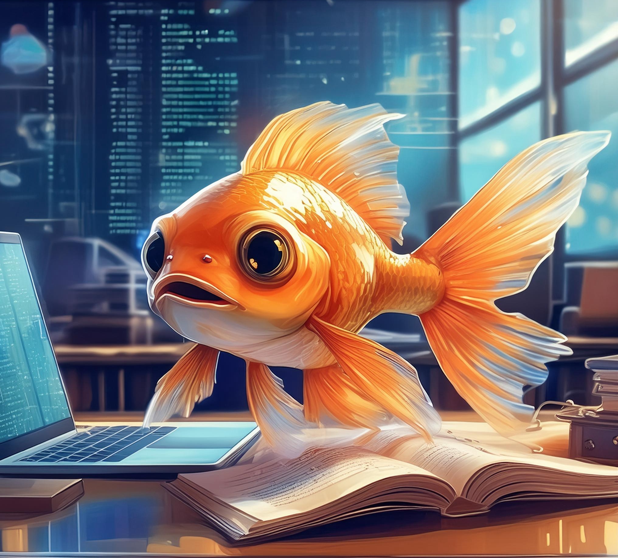 A very smart goldfish