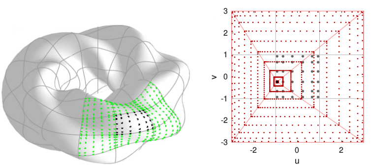 cruller with panel quadrature and on-surface singular scheme