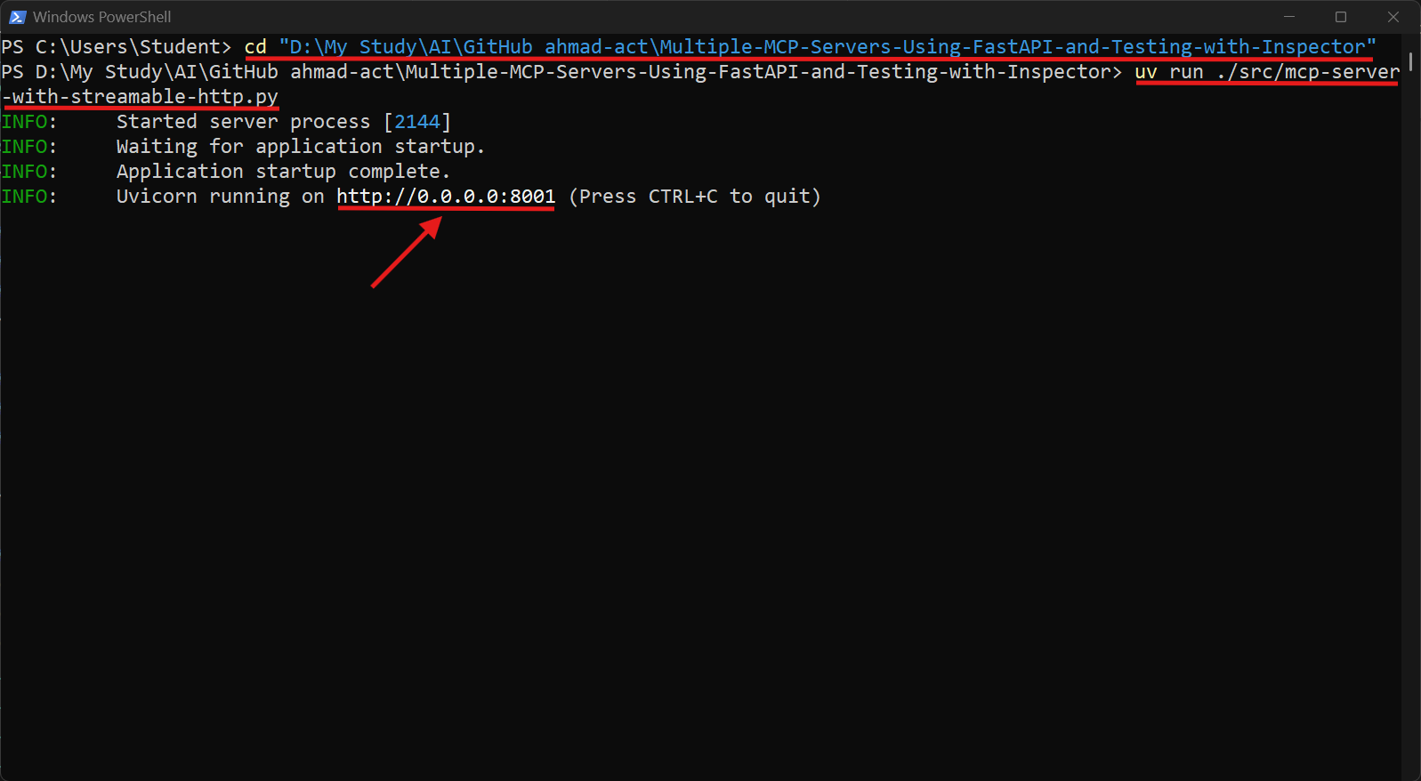 MCP Server with streamable-http