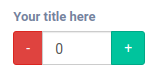 Plus-Minus-Input