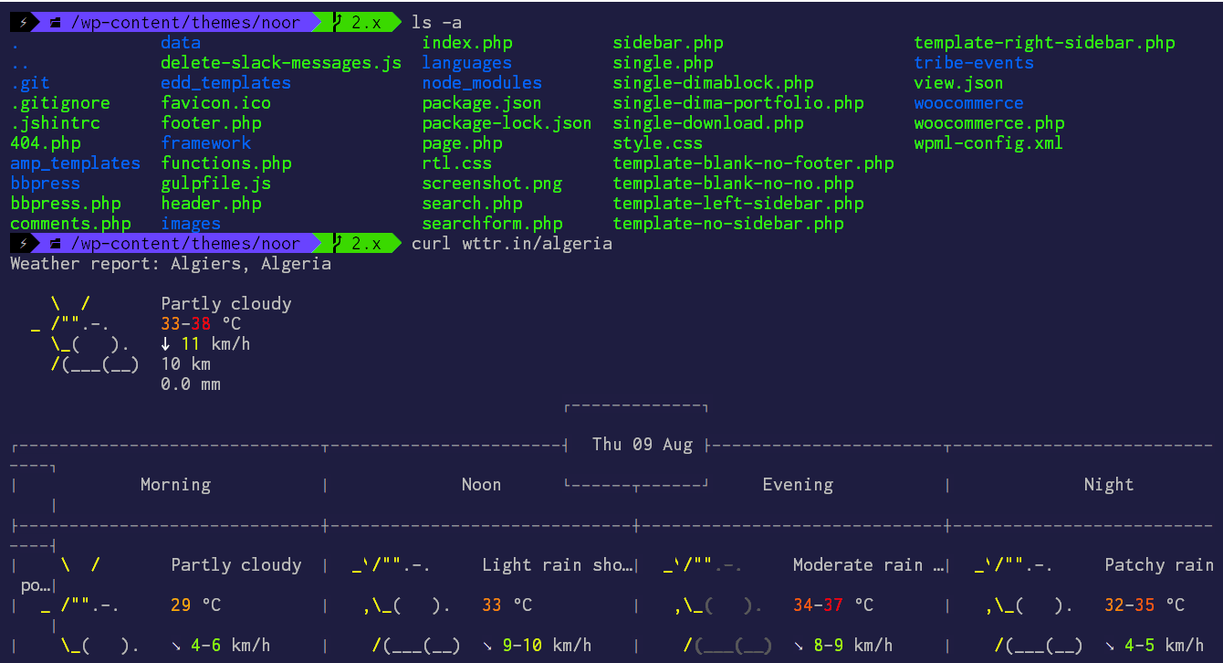Shades-of-Purple Theme for Cygwin