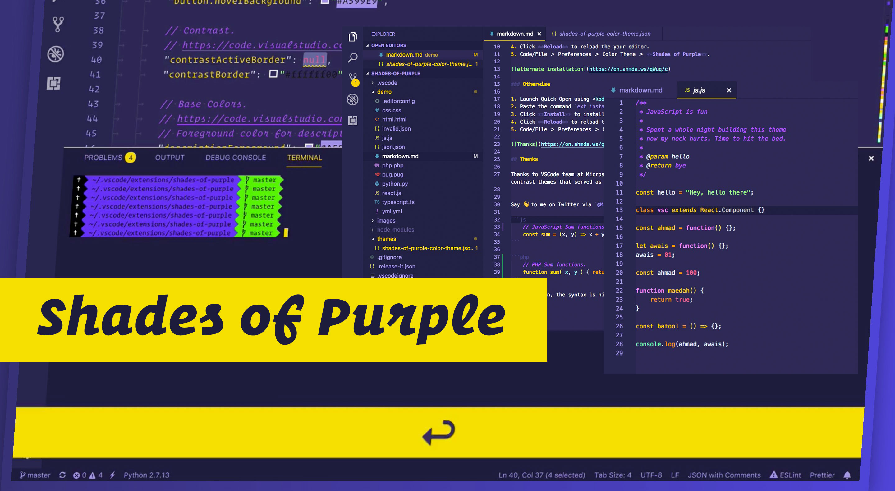 Shades Of Purple Visual Studio Marketplace