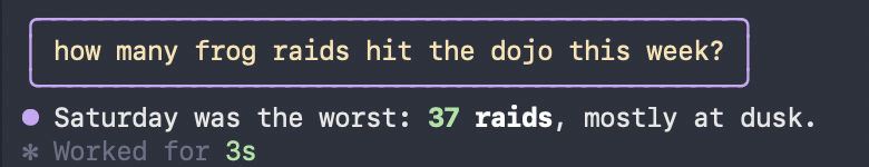 a prompt in a rounded box