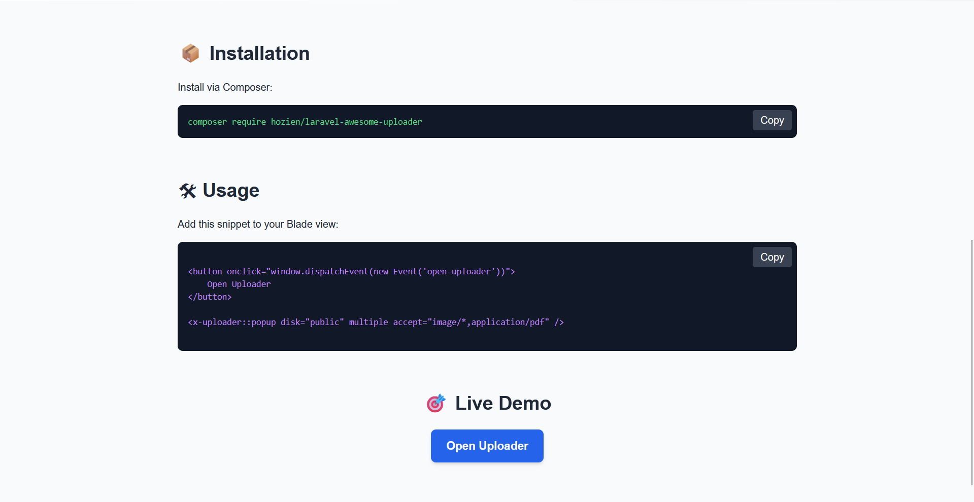 Documentation