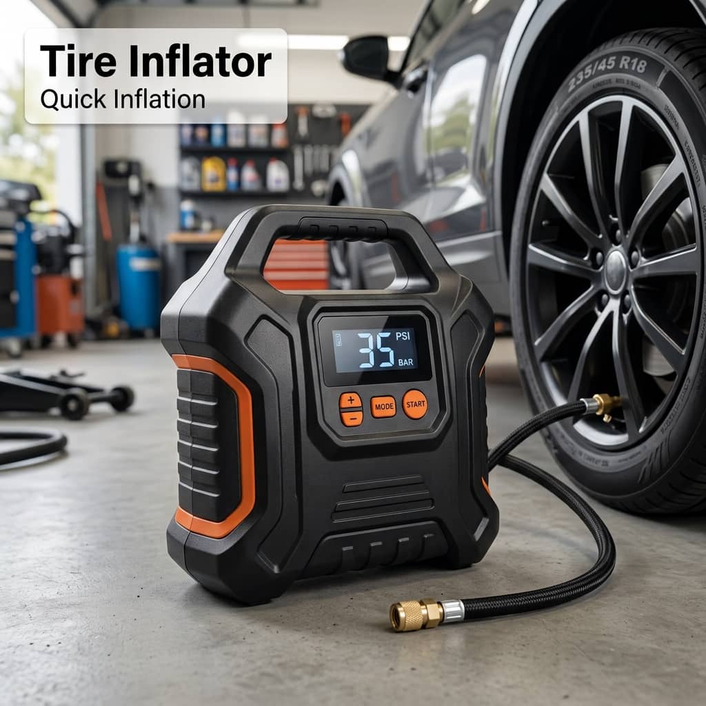 Portable Tire Inflator private-label product sourced from China