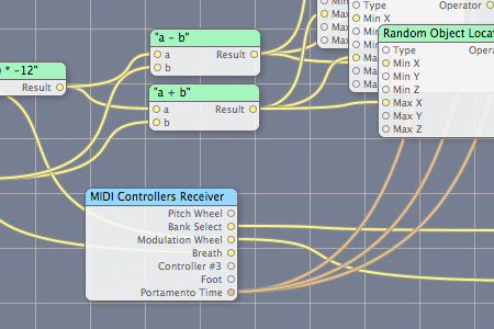 Quartz Composer - Midi Input from Pure Data