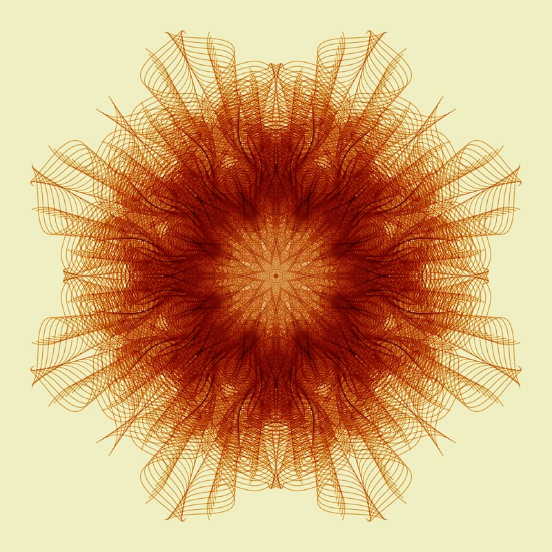 Mandala 44 c – Orange