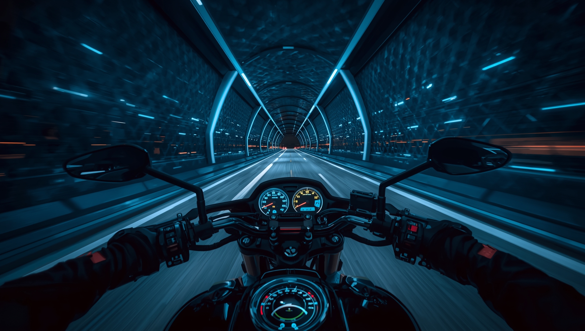 Ahmed x86 POV Night Motorcycle Ride Cinematic Wallpaper