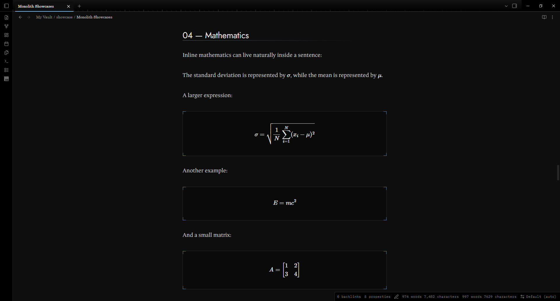 Equations