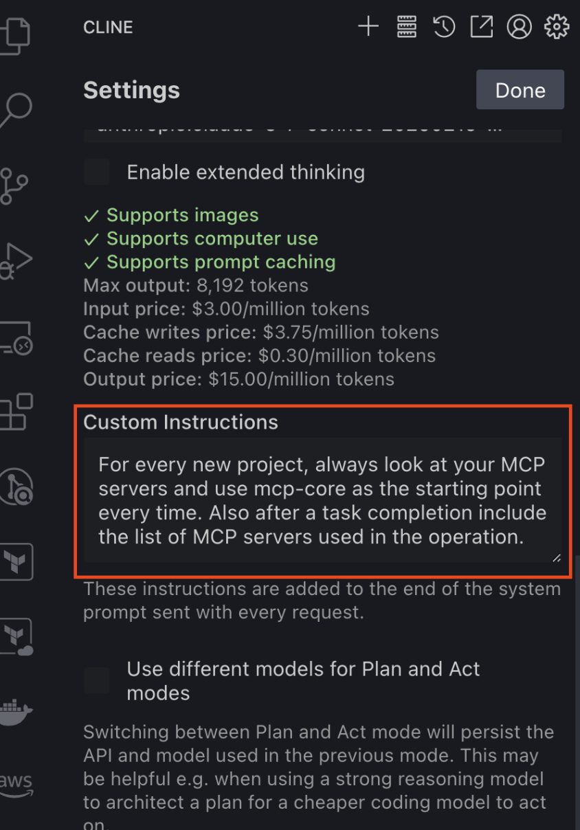cline-custom-instructions - Aws MCP Server by ahmedselimmansor-ctrl