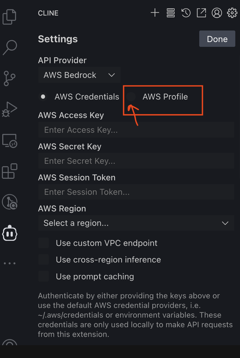 cline-select-aws-profile - Aws MCP Server by ahmedselimmansor-ctrl