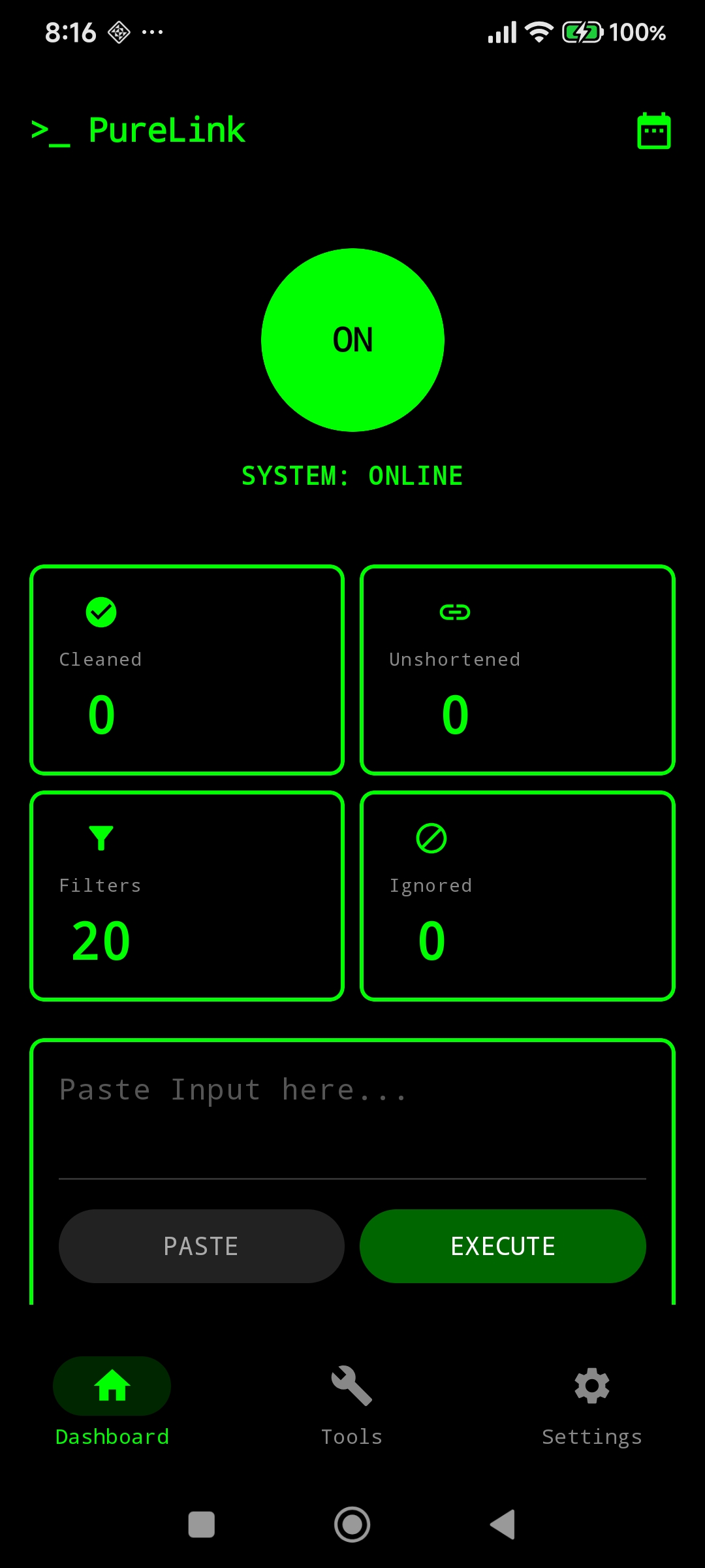 Screenshot 1 of PureLink — opens full size