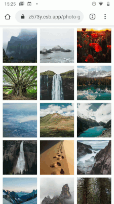 animated grid of images