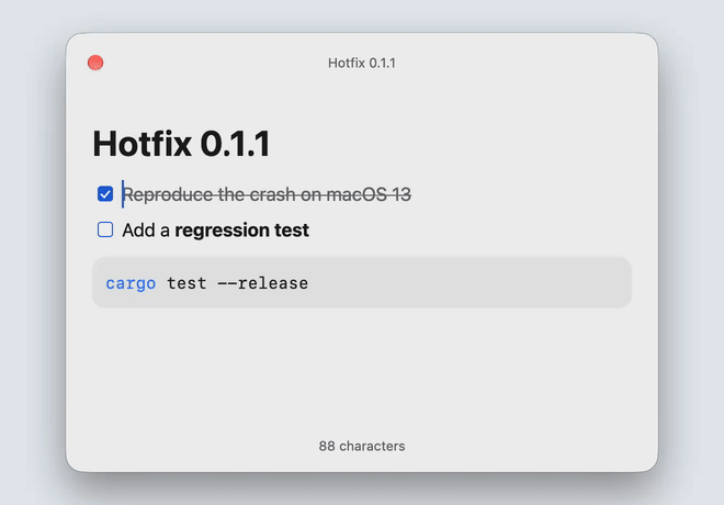 A note found and opened with ⌘P