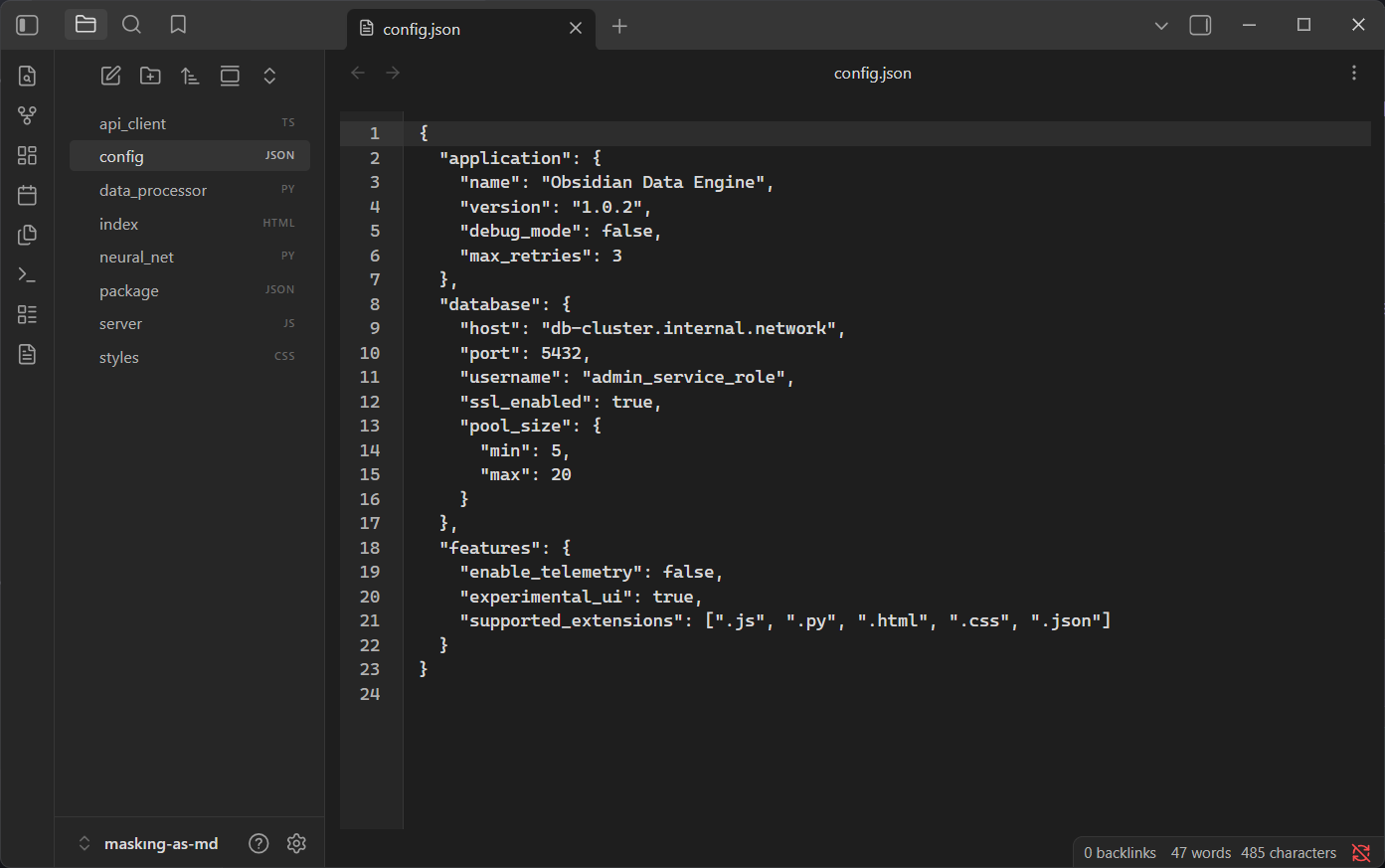 Code Editor View