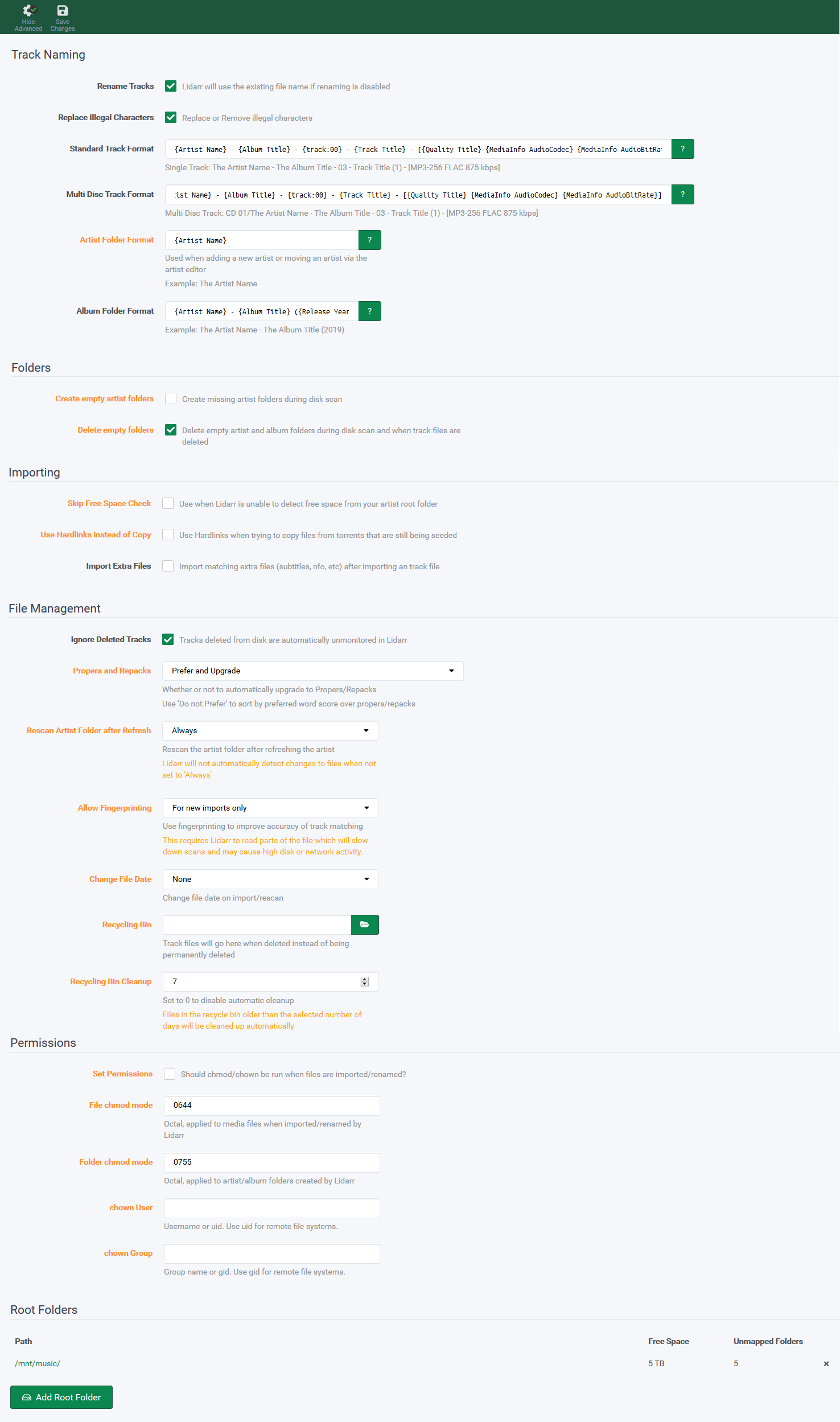 GitHub - ahuacate/lidarr: How to configure Lidarr · GitHub
