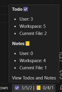 UI status bar