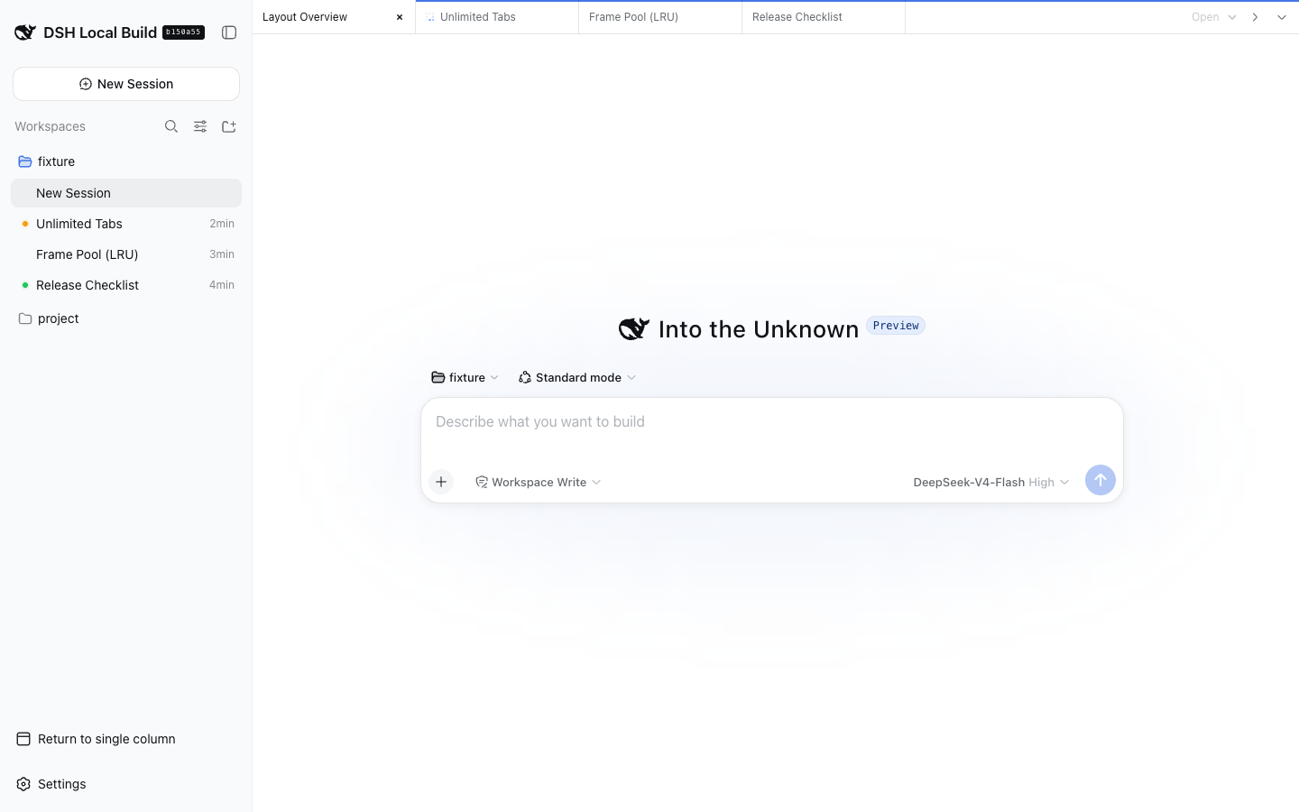 Unlimited conversation tabs