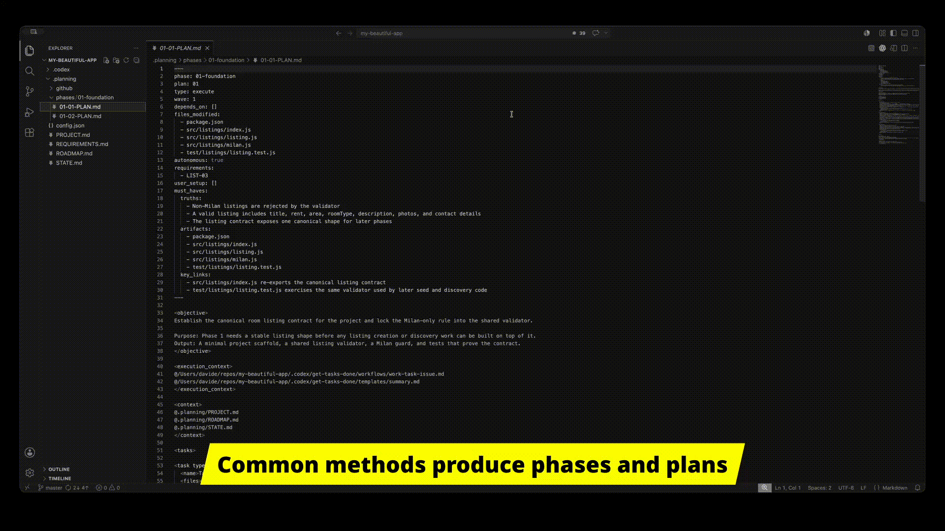 Get Tasks Done demo: turning a feature into GitHub task issues and focused PRs