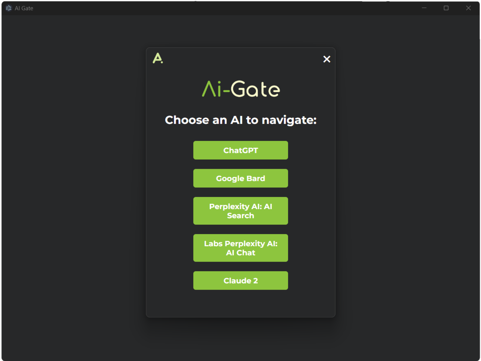 AI Gate App Screenshot