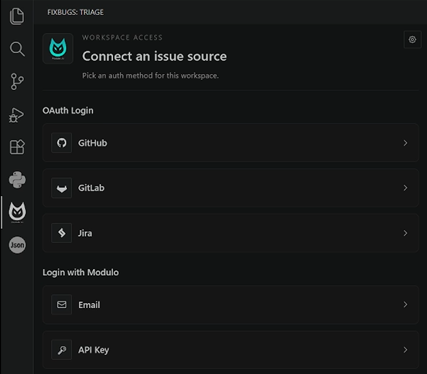 Connect an issue source