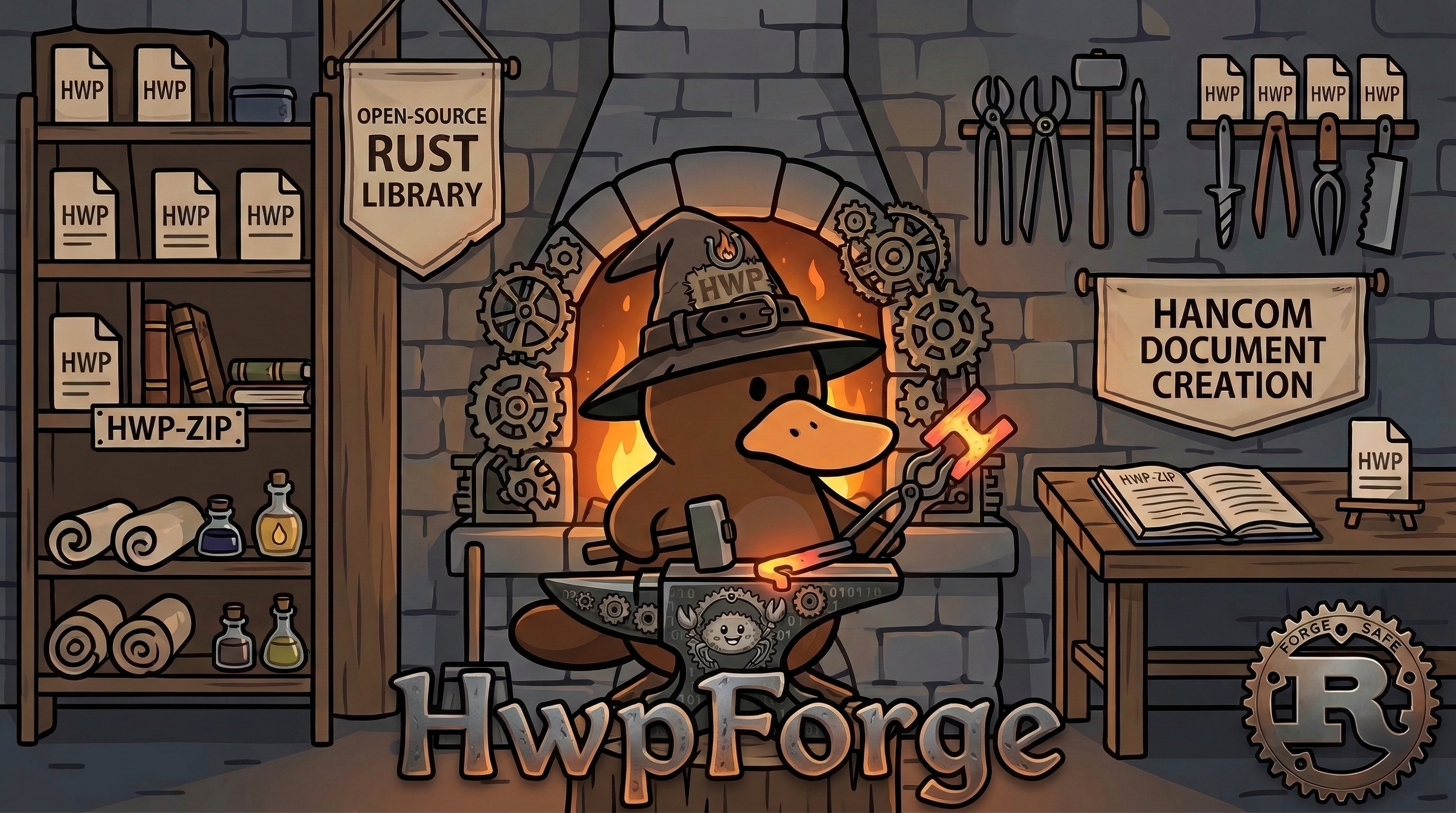 HwpForge Banner