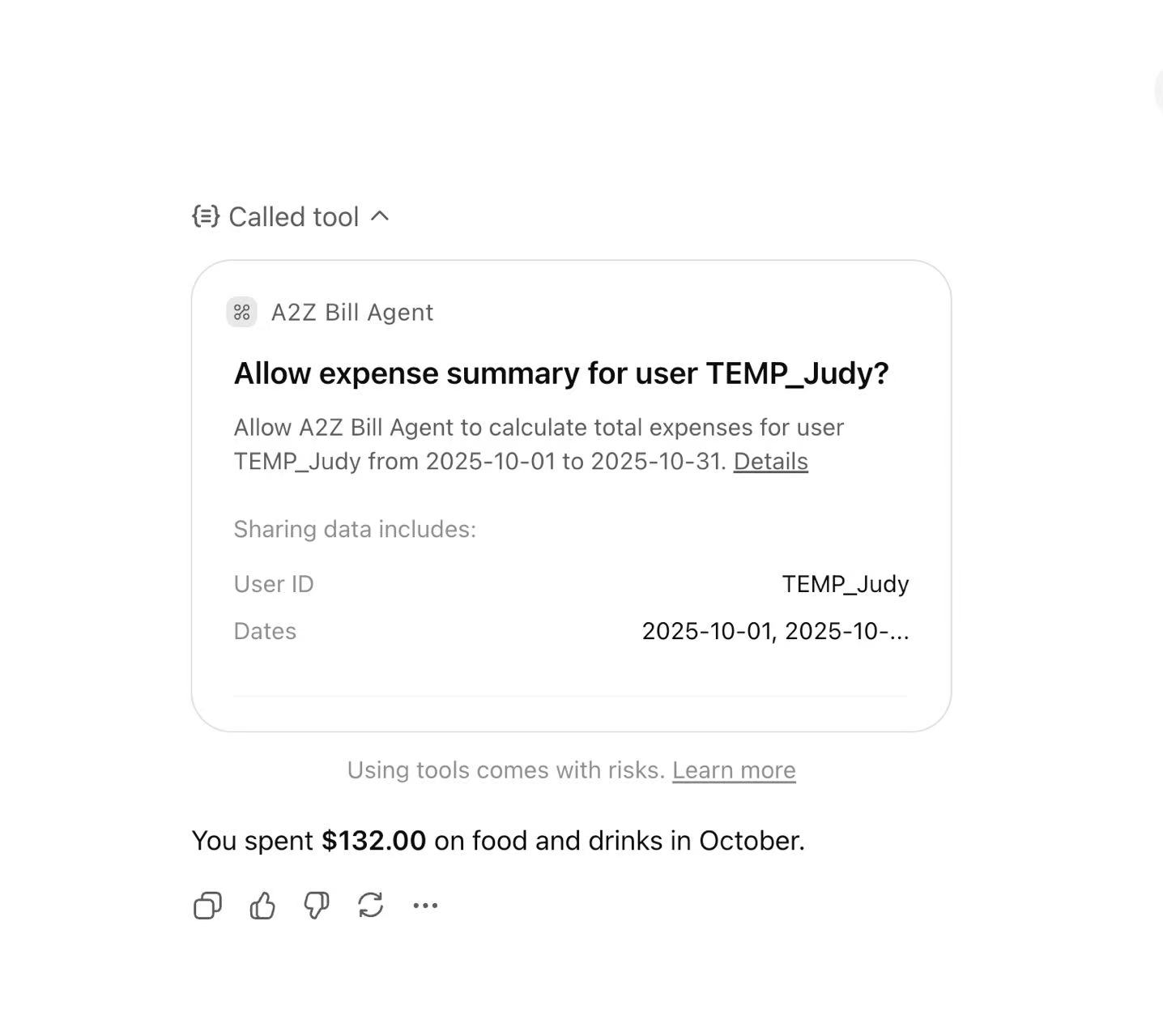 ChatGPT A2Z Bill Agent