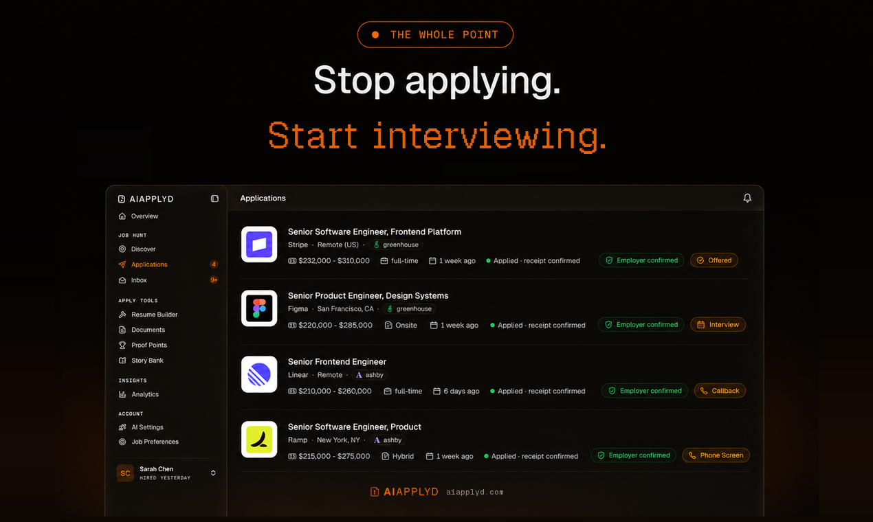 AI Applyd preview