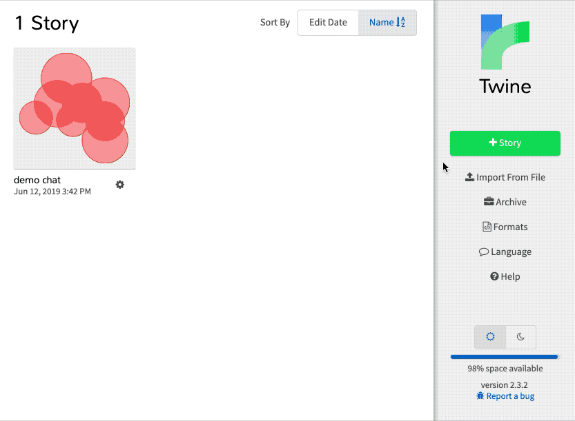 create a chat