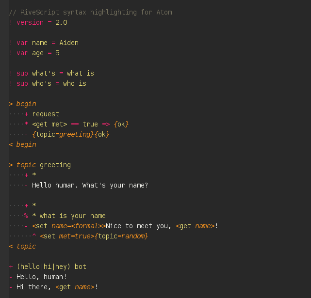 Atom Highlighting