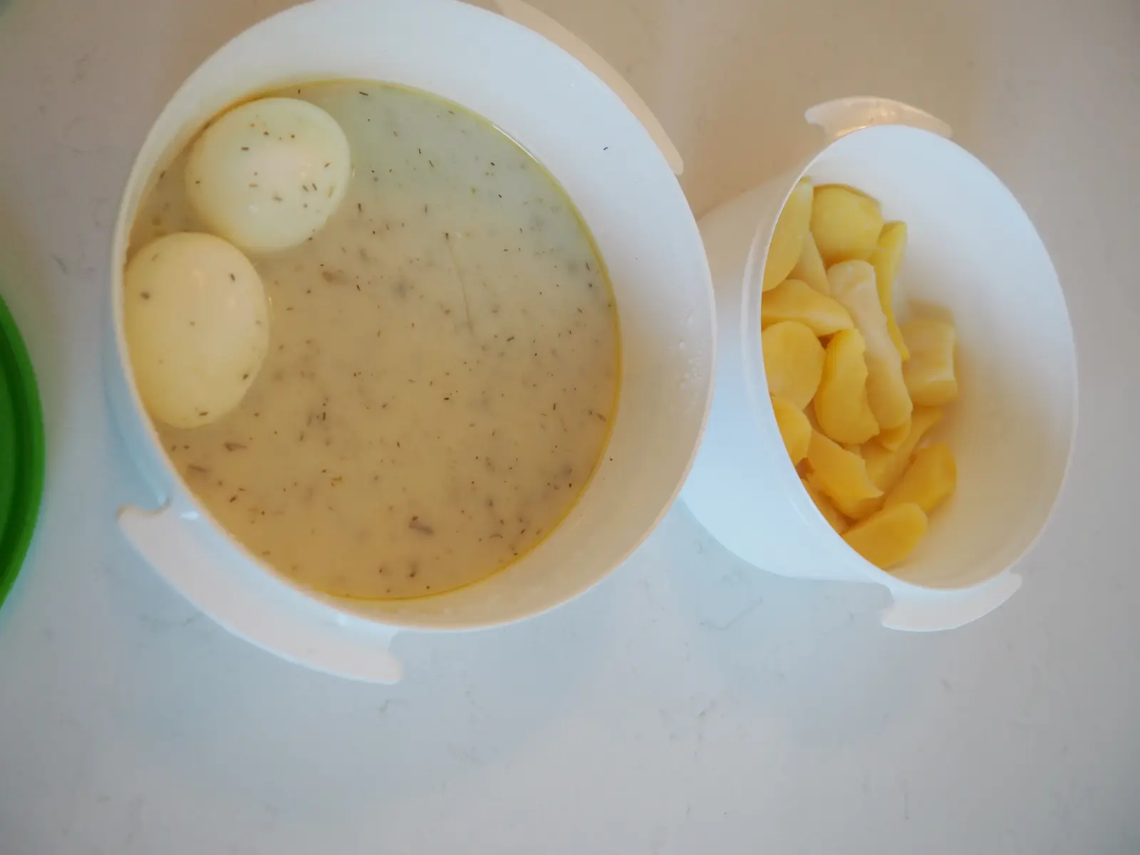 večer - porce polovina stačí