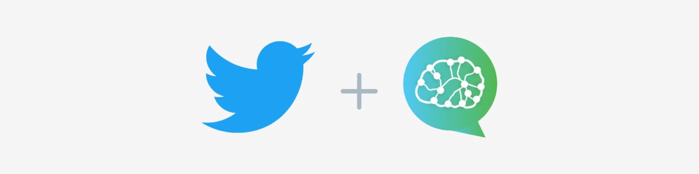 Twitter and Aiden logos