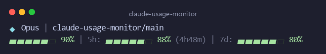 claude-usage-monitor demo