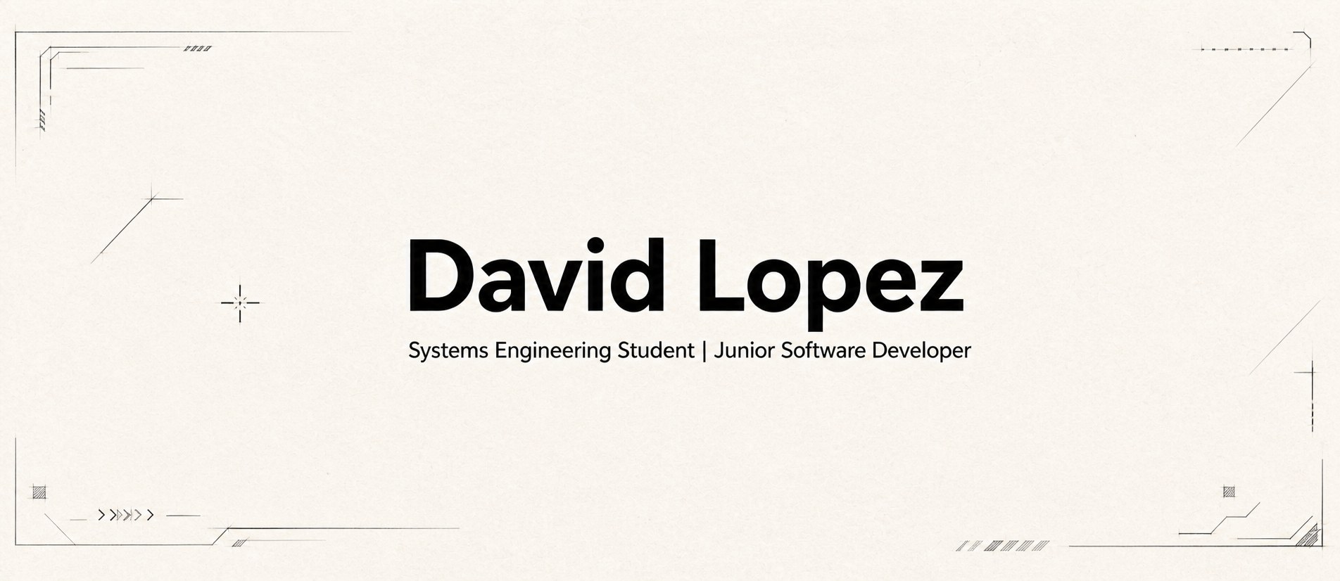 David Lopez profile header