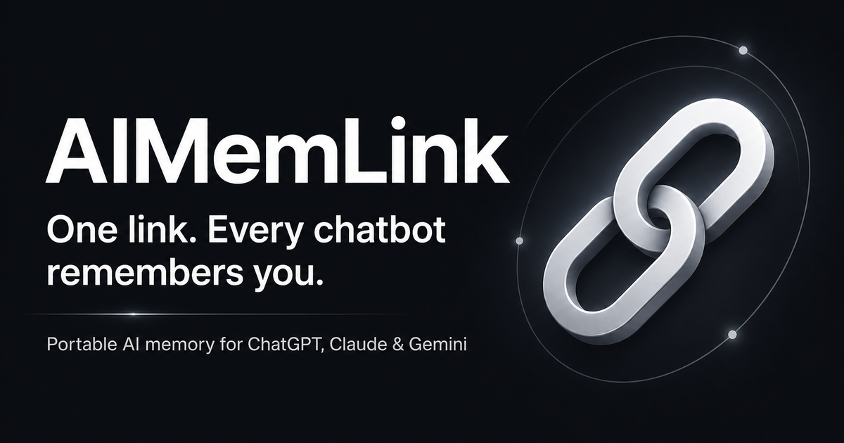 AIMemLink — your private memory for AI