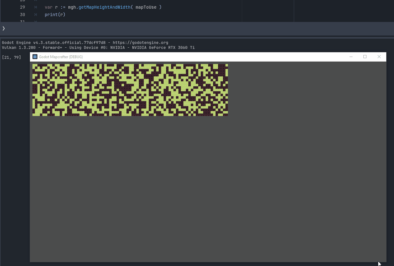 Getting the dimensions of a map.