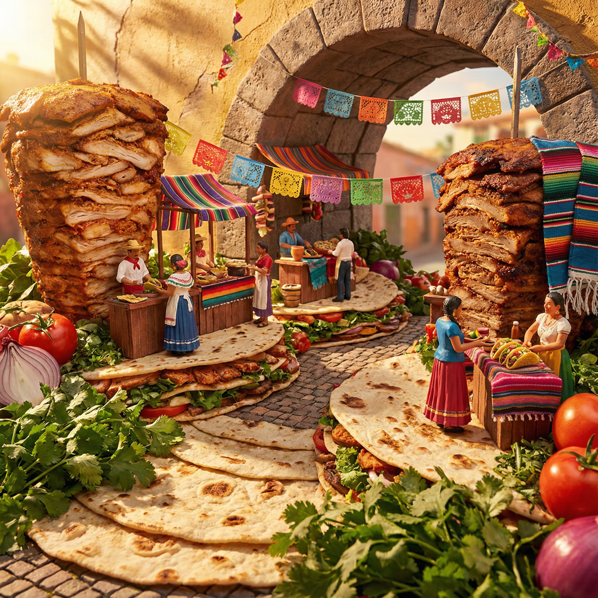 Dish-As-World Scene