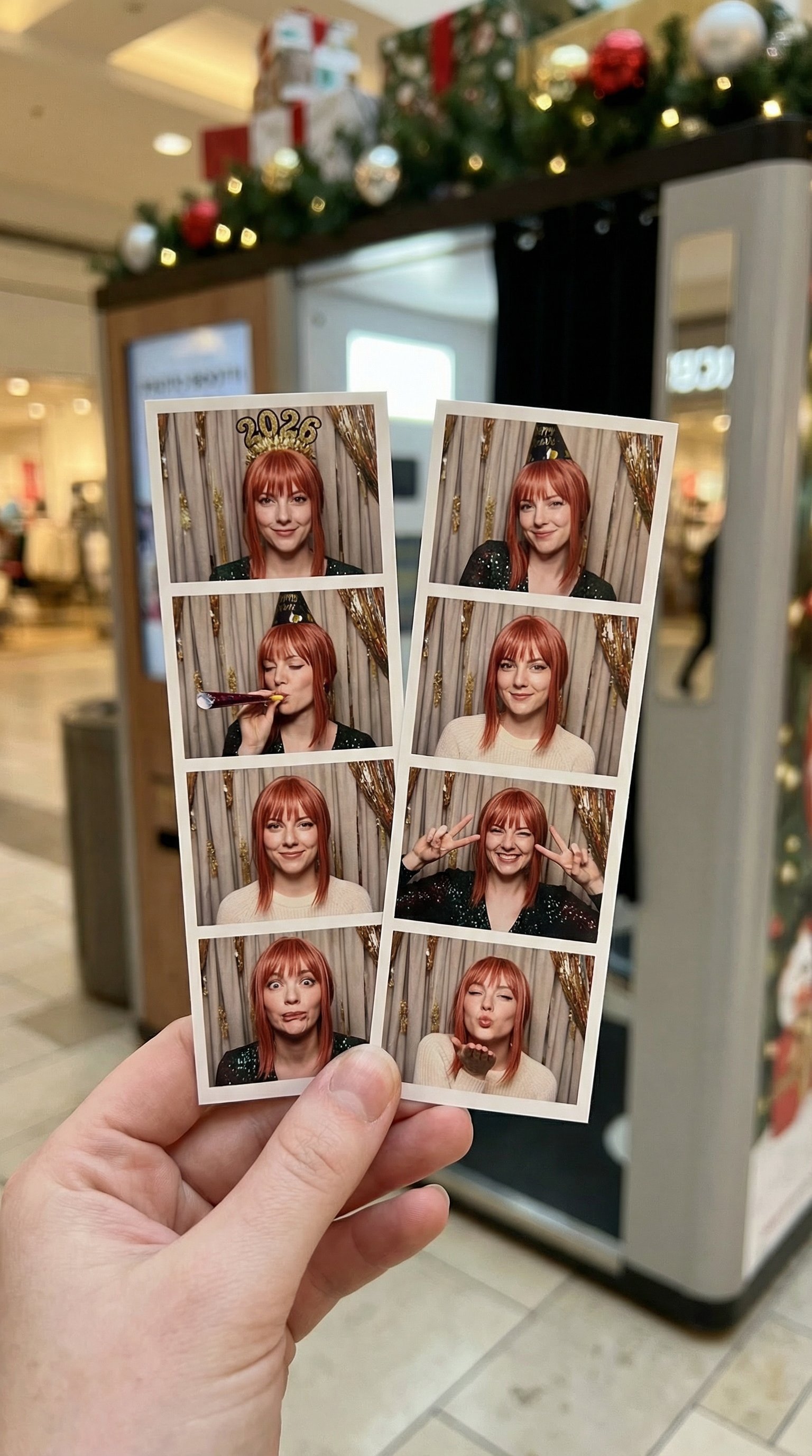 New Year Photo Booth Strip