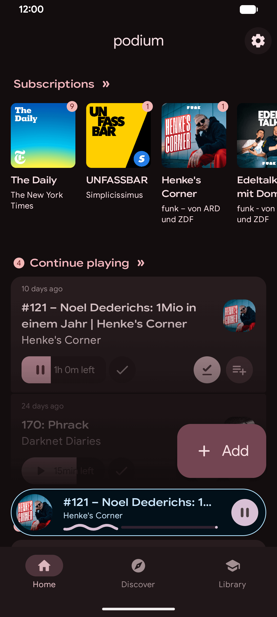 Screenshot 1 of Podium — opens full size